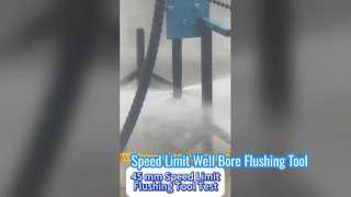 Wellbore Flushing Tool Speed Limit 360 Rotating